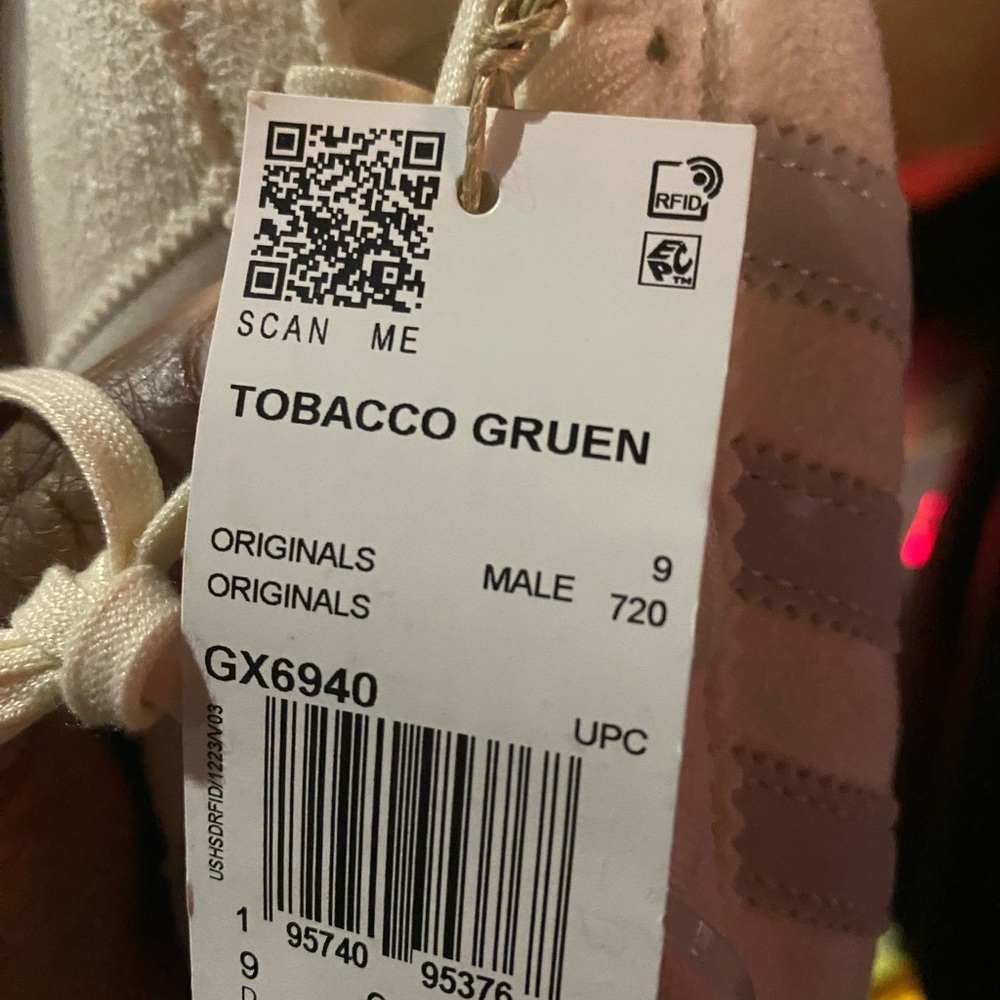 adidas Originals [9.5/11] Tobacco Gruen Suede 'Cream Bliss' Sneakers GX6940 - Picture 8 of 9